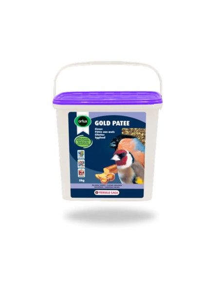 Pasta de cría para aves silvestres GOLD PATEE ORLUX VERSELE LAGA 5 kg.